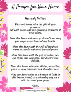 prayer for home