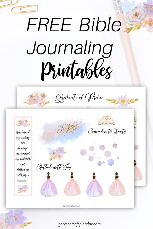 Huge List of Free Bible Journaling Printables