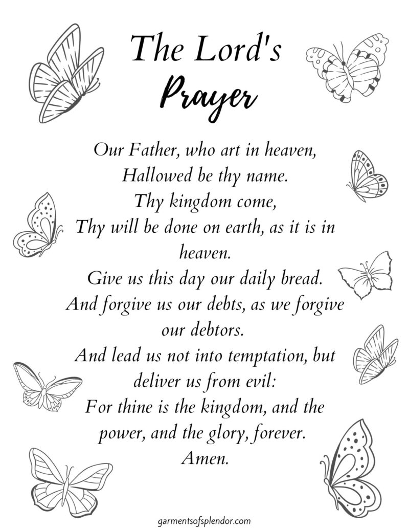 How to Pray the Lord's Prayer with Power (Free Printables Inside!)