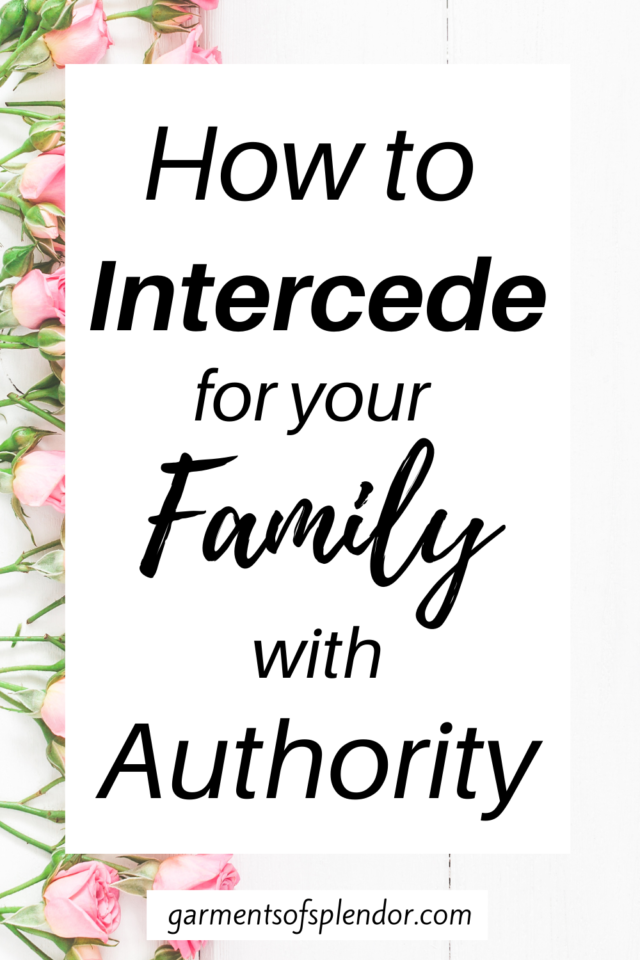 Intercede Example Draw How to Intercede for your Family and Community with Power