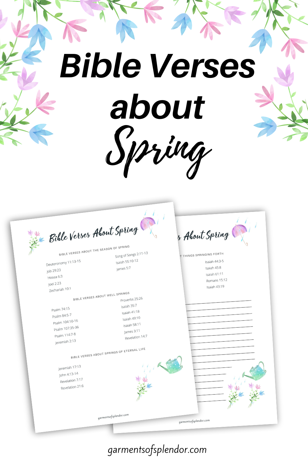 Hope-filled Bible Verses About Spring (with Free Printables)